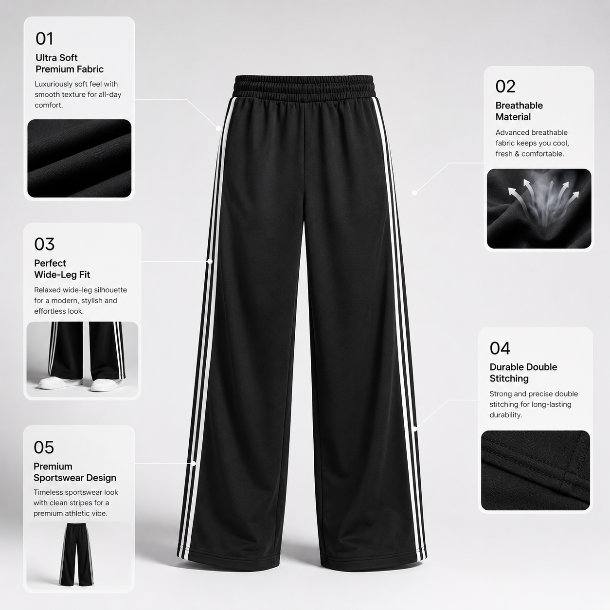 009-Mens 2 patti Cotton Bland Trouser