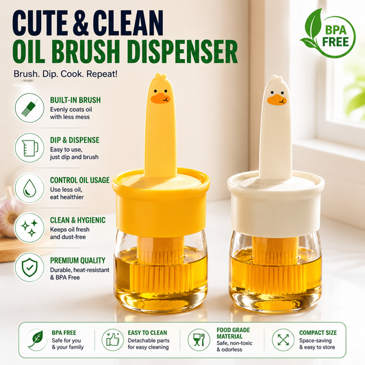 Oil Dispenser for Kitchen, 2 IN 1