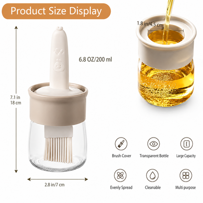 Oil Dispenser for Kitchen, 2 IN 1