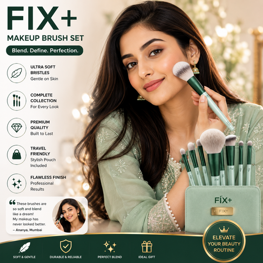 PROFESSIONAL FIX+ MAKEUP BRUSHES ( 13PCS )