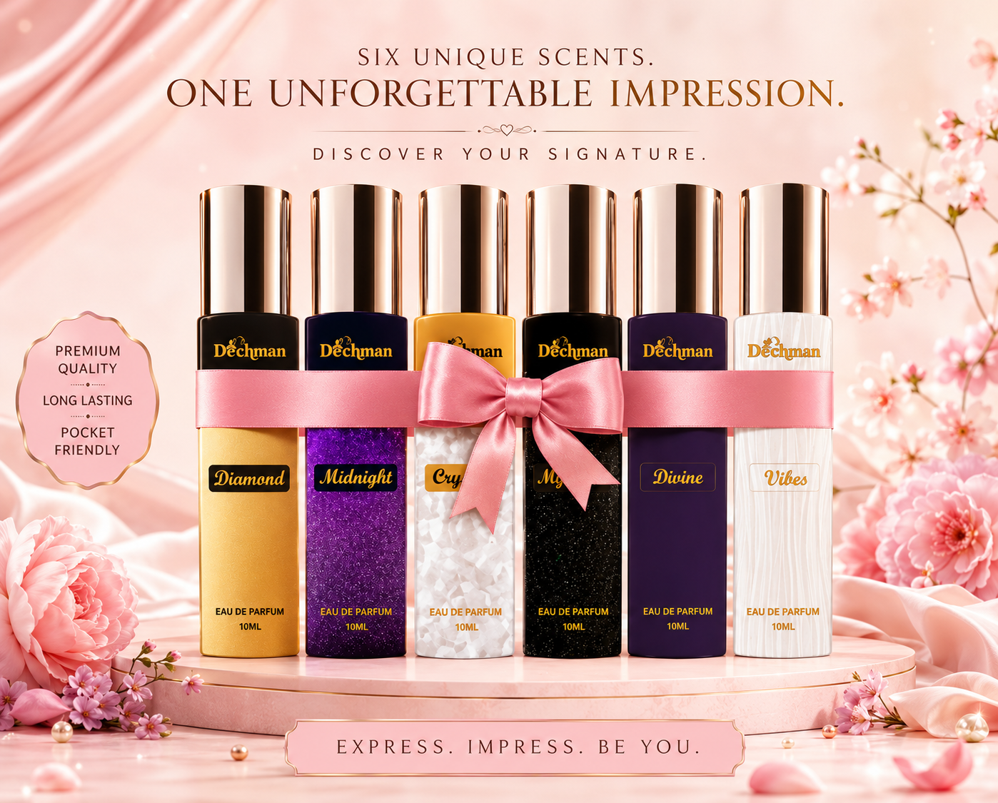 DUCHMAN Romantic Luxurious perfume pack of 6