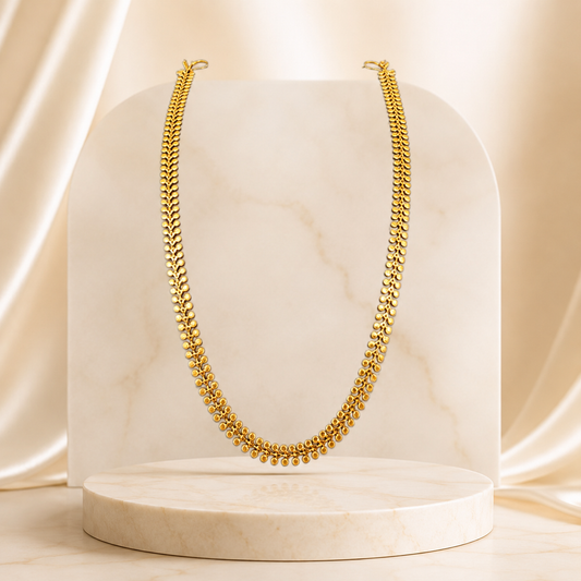 Gold Plated Long Necklace for Women