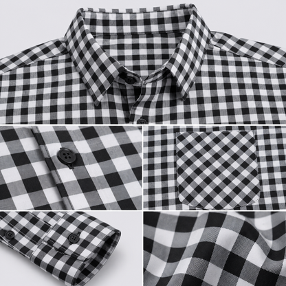 Frekman Stylish Cotton Blend Check Men's Shirt Pack of 1