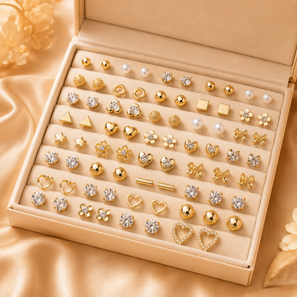 Gold Plated Earrings Combo Pack for Women