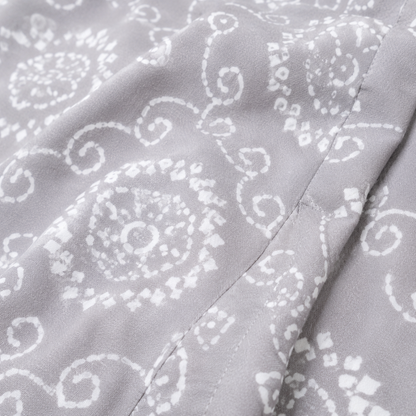 Women's Grey Ethnic Printed Kurti