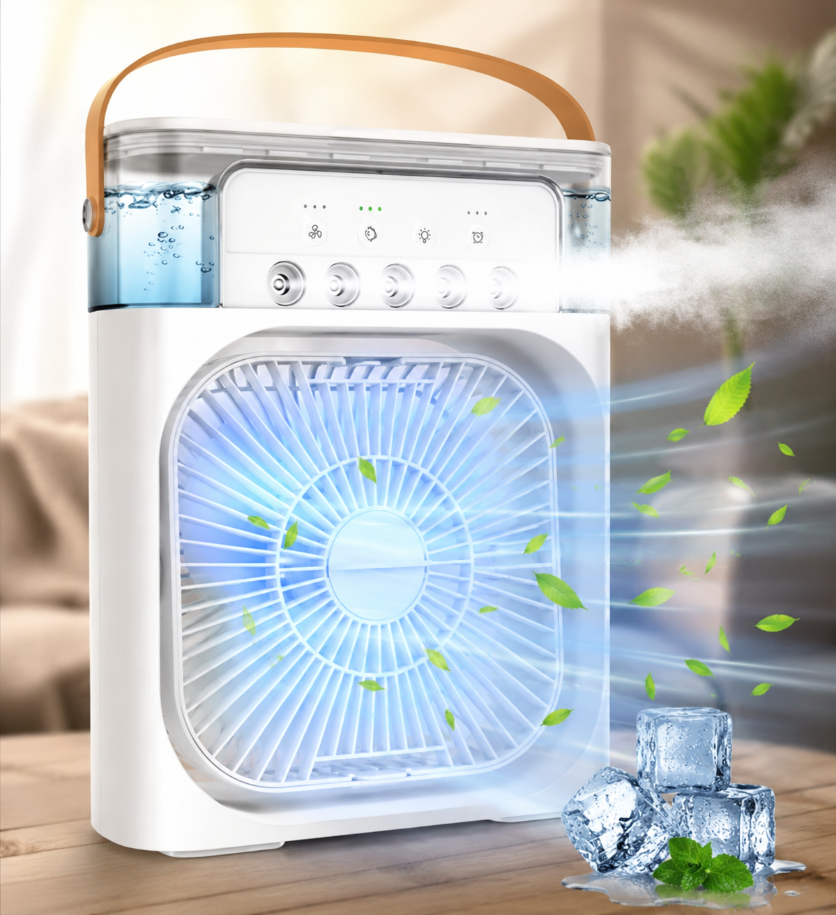 Portable Mini Air Cooler Fan with Humidifier,